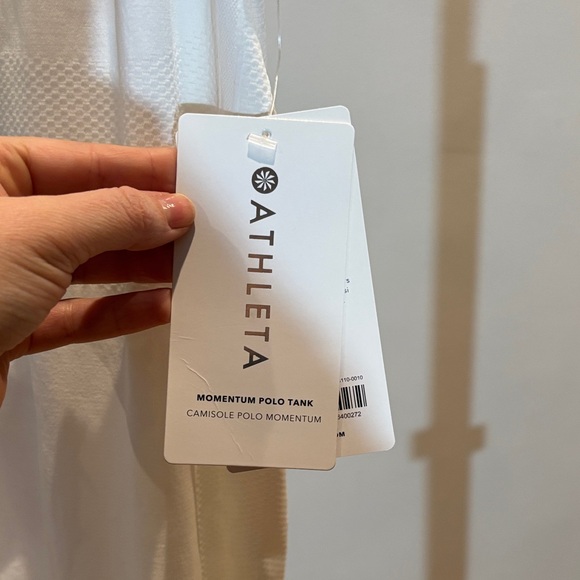 Athleta White Polo Tank - Picture 2 of 7